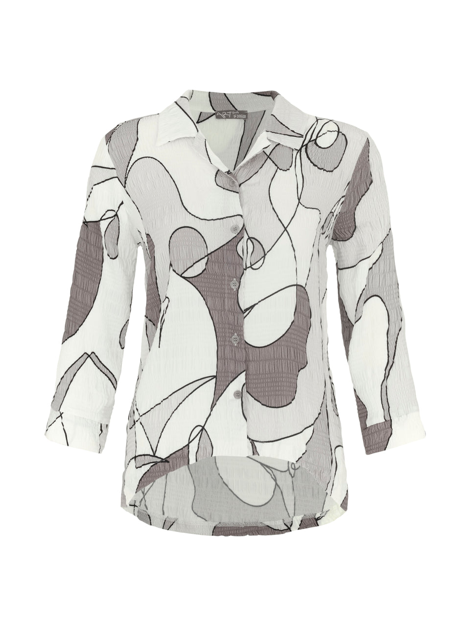 Gaufre Fabric Print Jacket