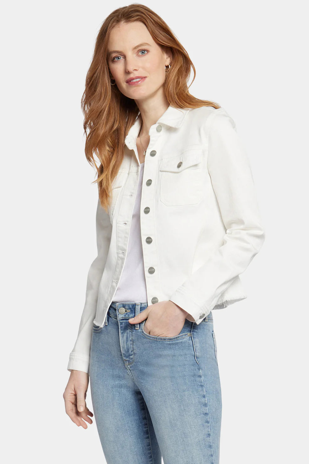 Frayed Hem Denim Jacket
