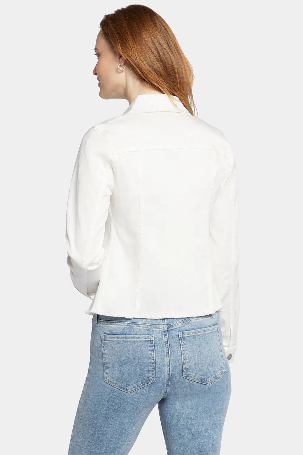 Frayed Hem Denim Jacket