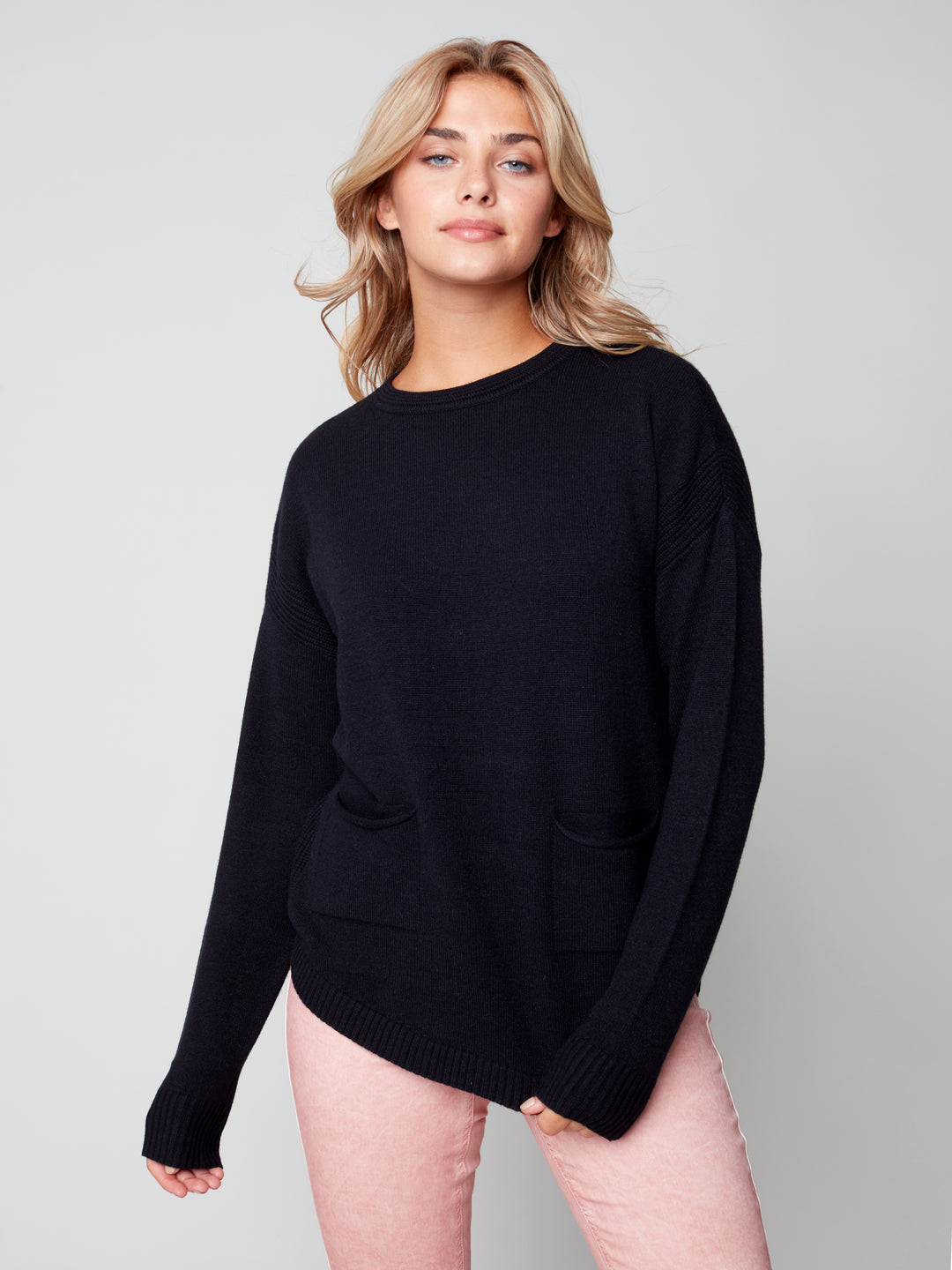 Plush Knit 2-Tone Cool Top