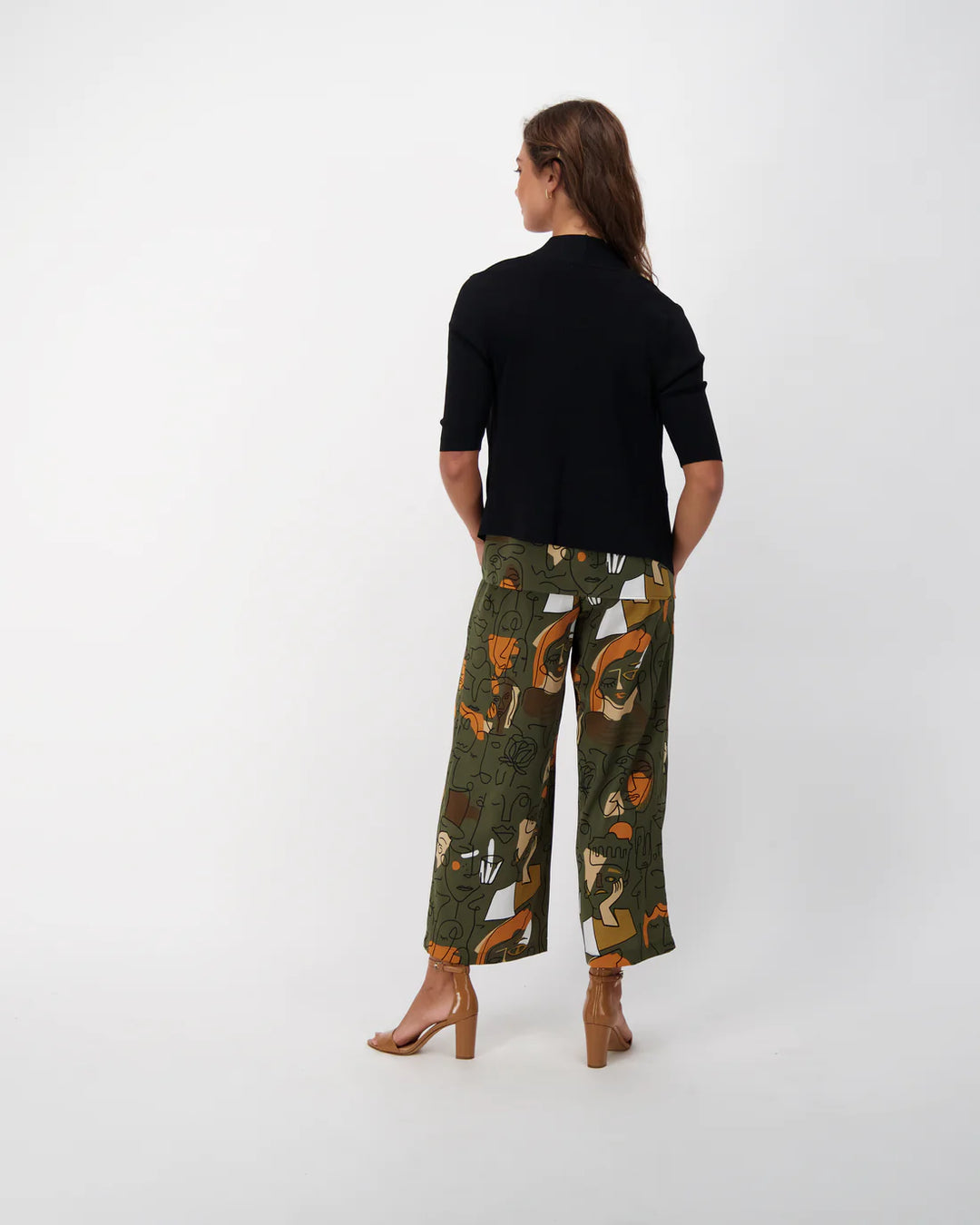 Picasso Belted Flowy Pant