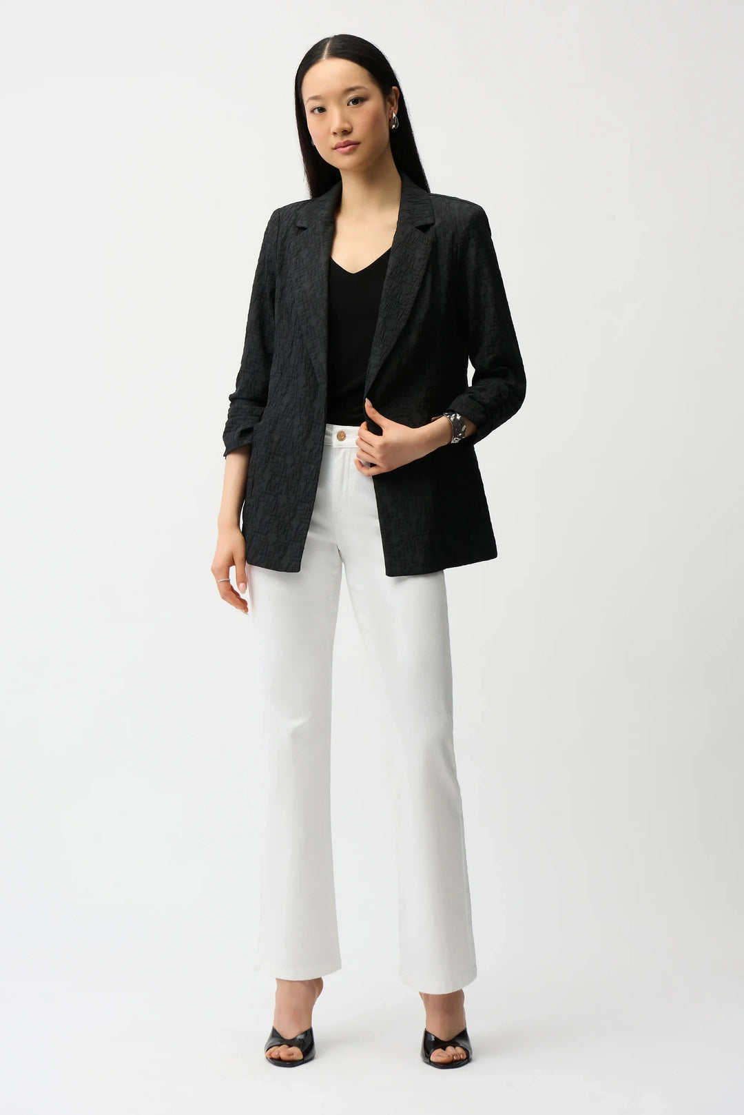 Jacquard Boxy Blazer