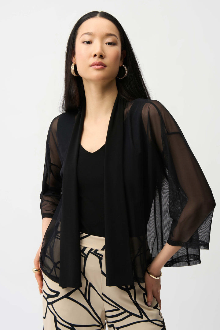 Silky Knit Mesh Cover-Up