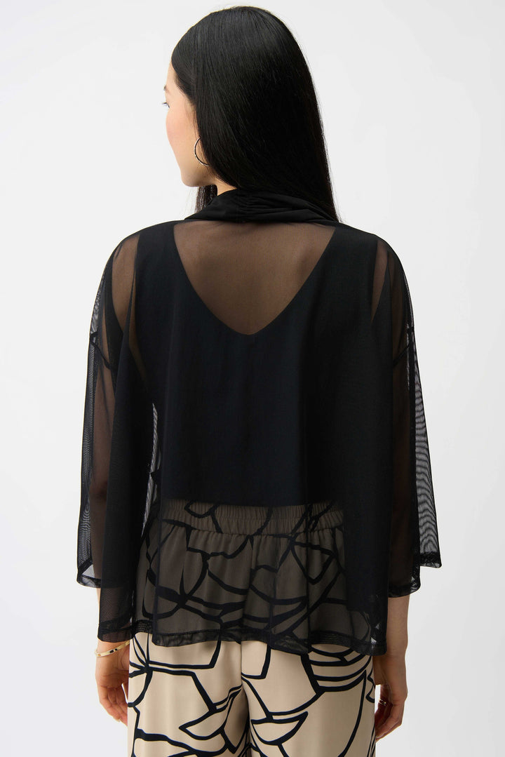 Silky Knit Mesh Cover-Up