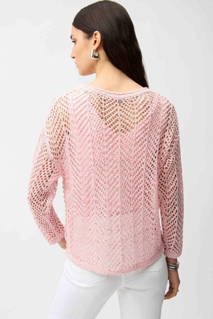 Sequin Chevron Sweater Top