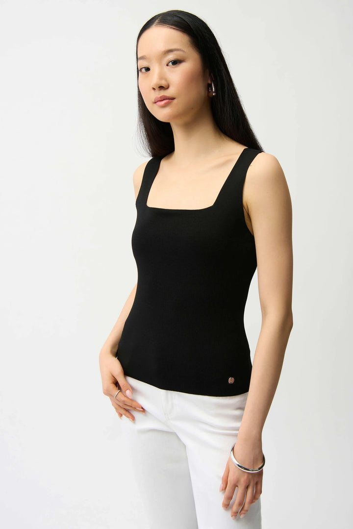 Square-Neck Knit Cami
