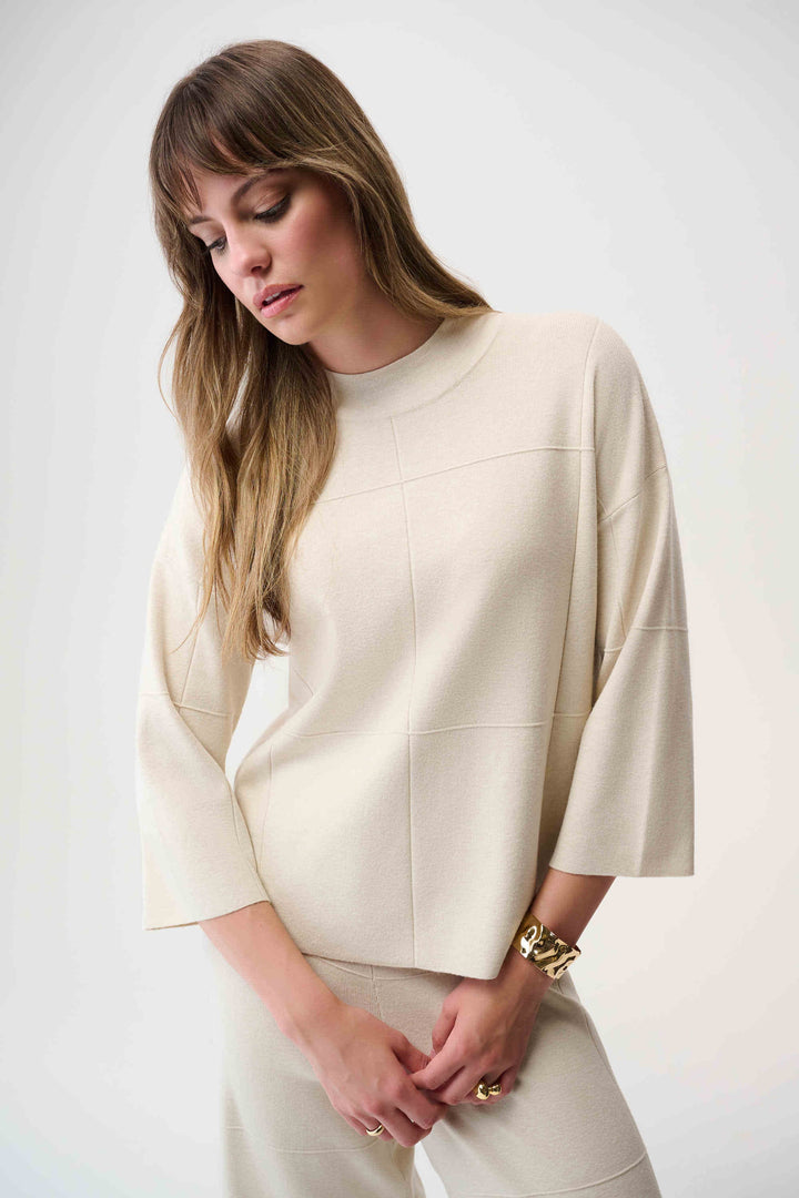 Jacquard Dolman Sweater