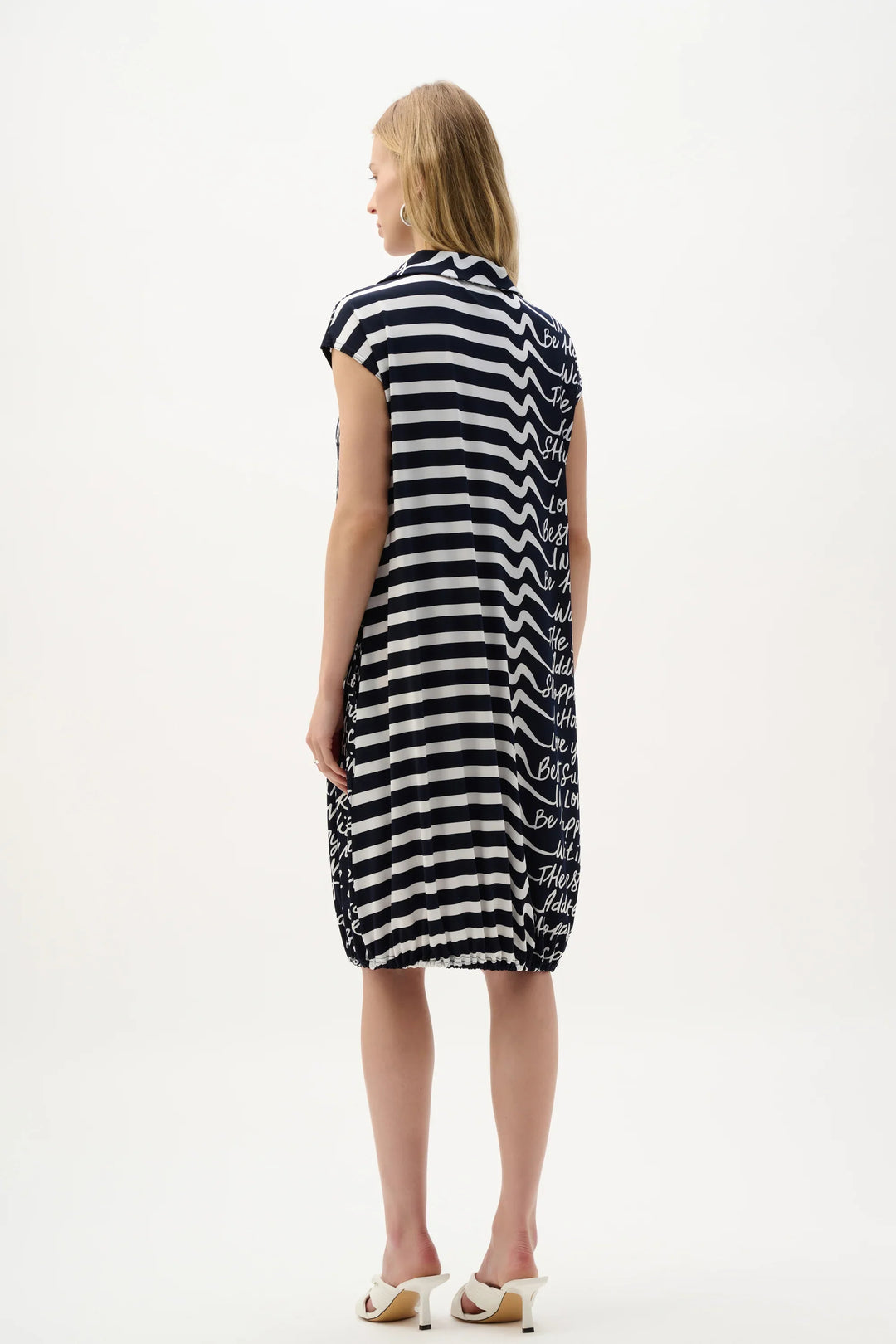 Print Silky Knit Cocoon Dress