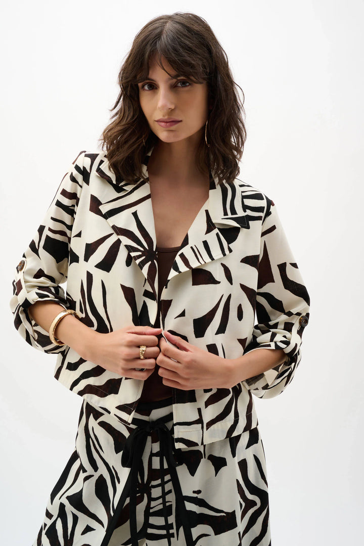 Tropical Gauze Boxy Blazer