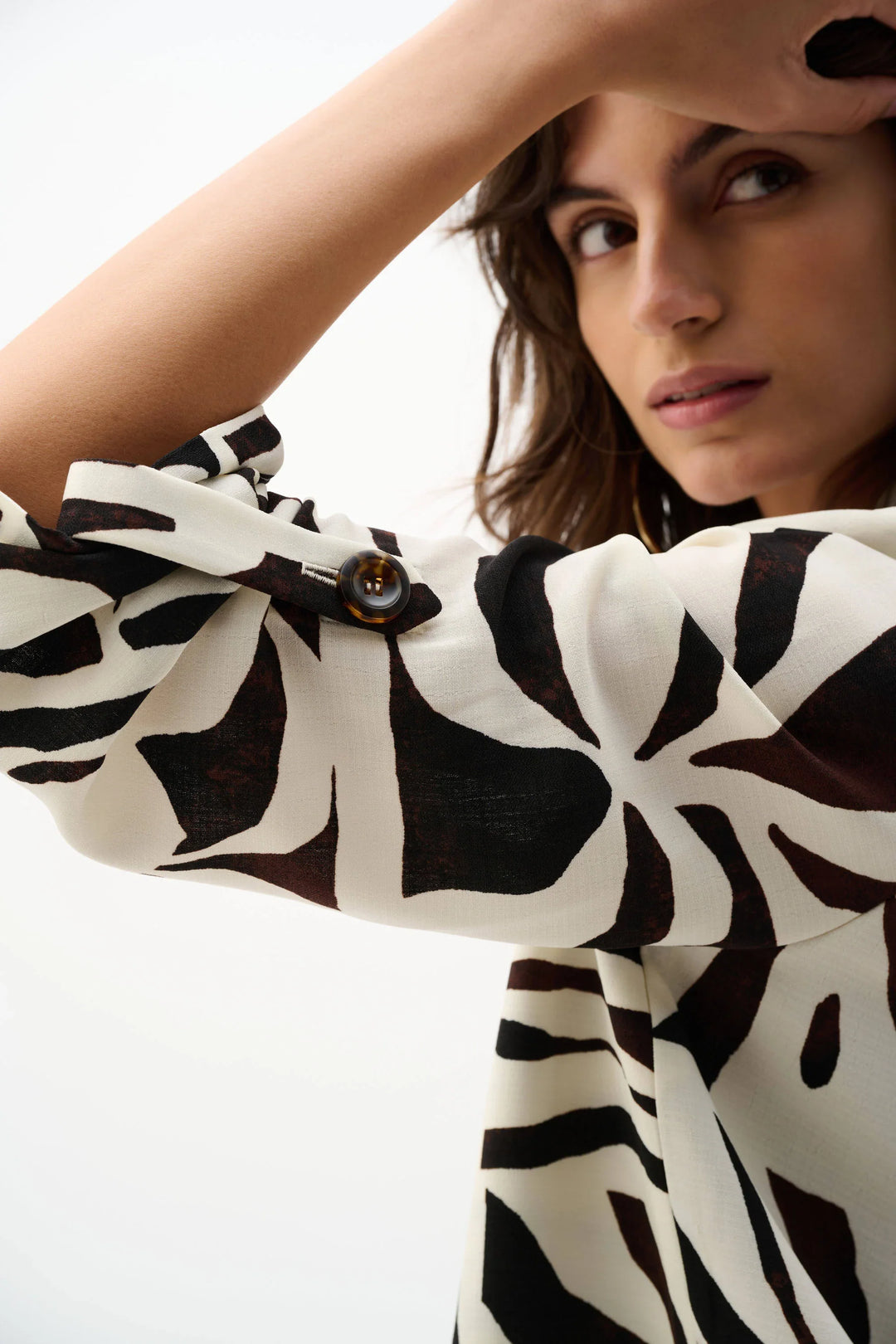 Tropical Gauze Boxy Blazer