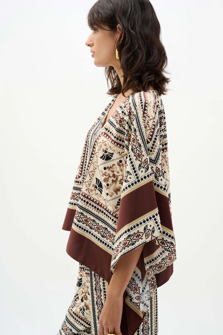 Poncho Scarf-Inspired Top