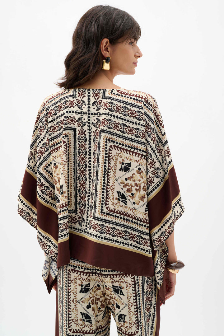 Poncho Scarf-Inspired Top
