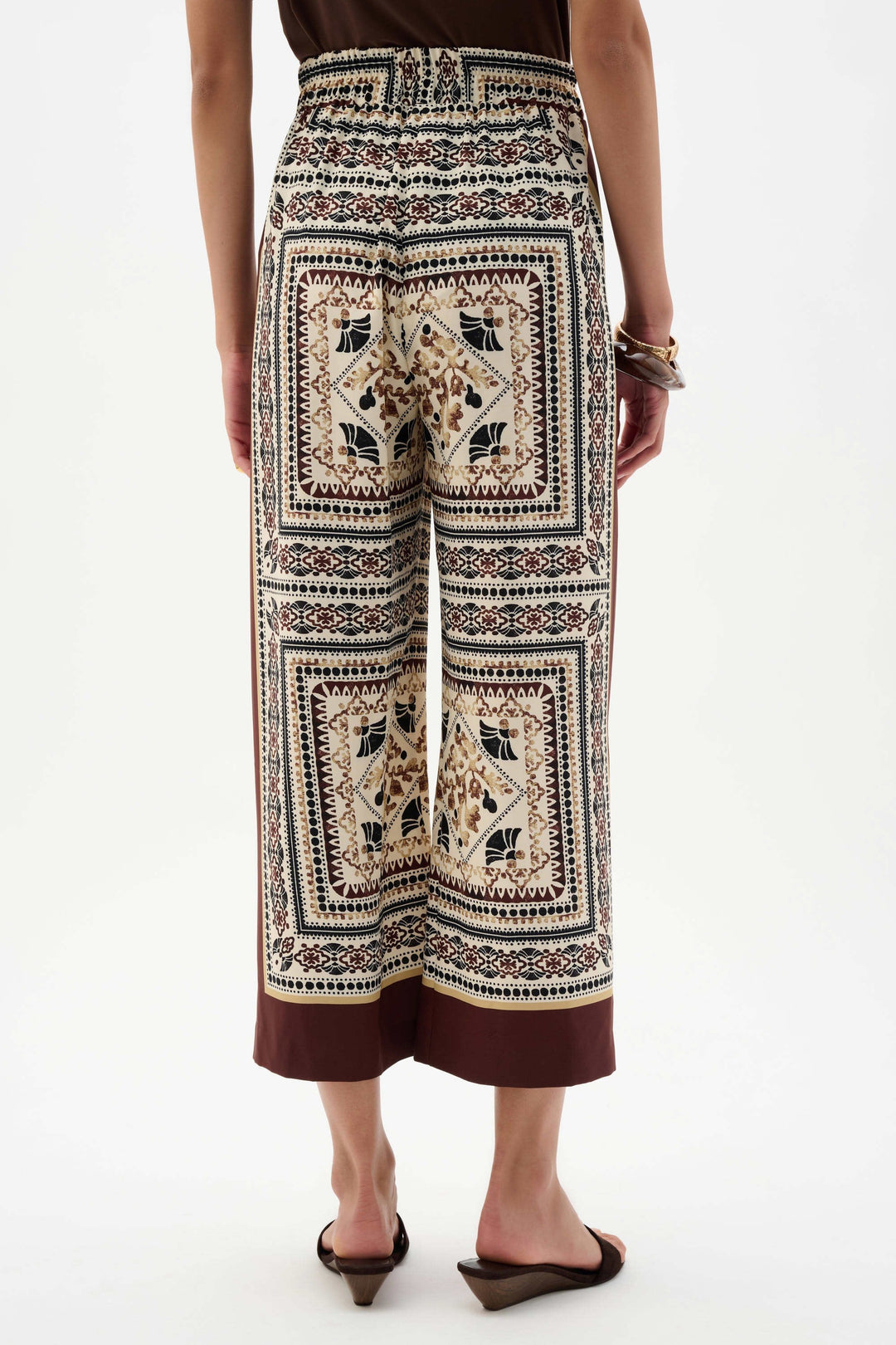 Scarf-Inspired Print Pant