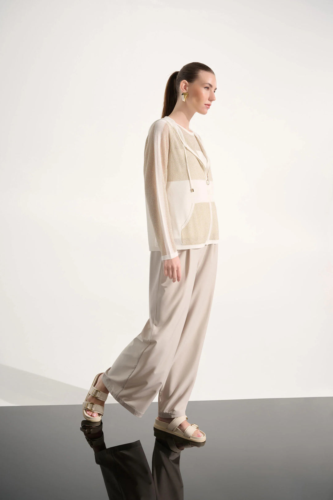 Jersey Zip Hooded Jacket