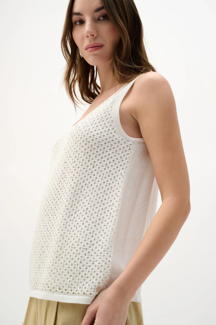 Open-Stitch Sparkle Cami