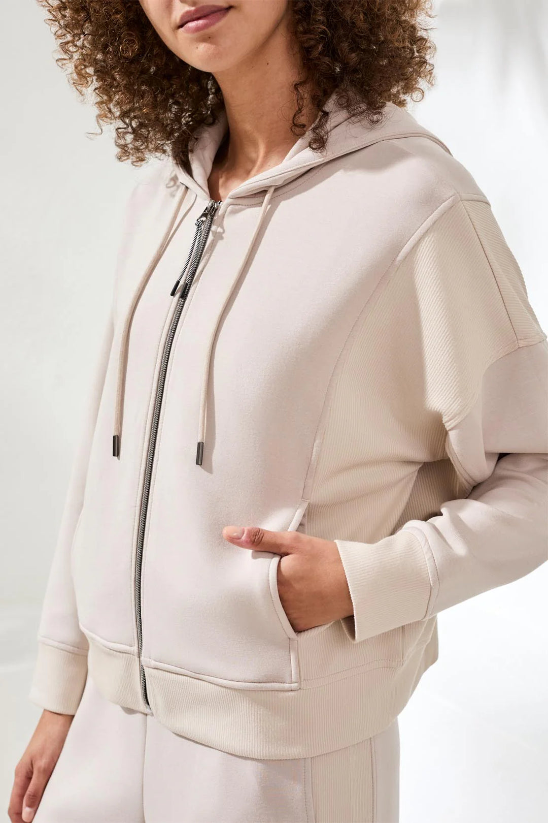 Techno Lux Hooded Cardigan Combo