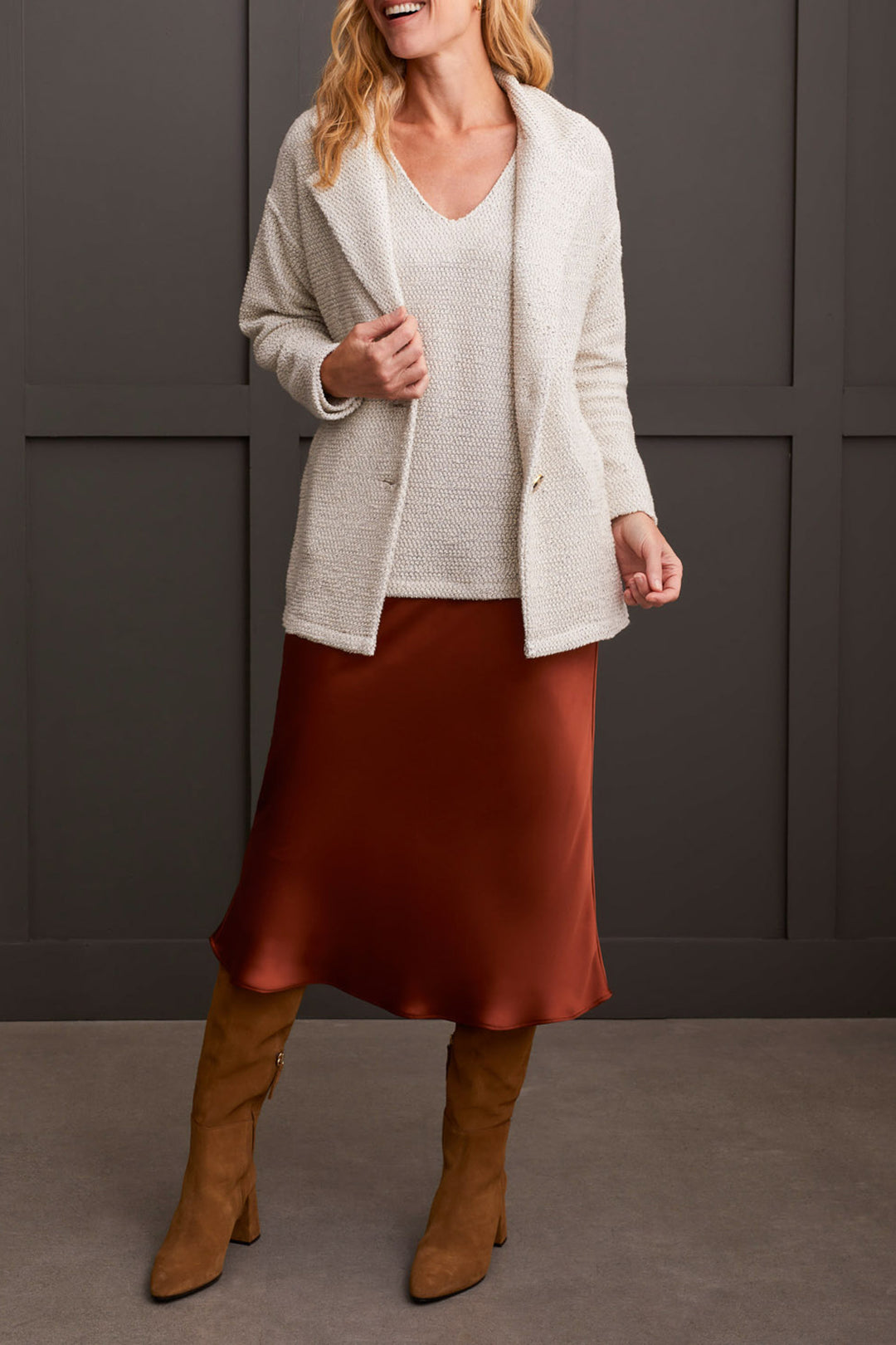 V-Neck Tunic With Side Slits