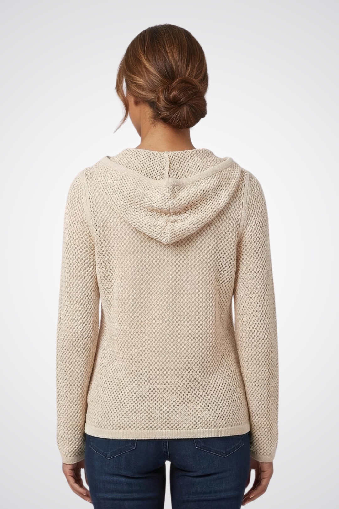 Zip Front Hooded Top