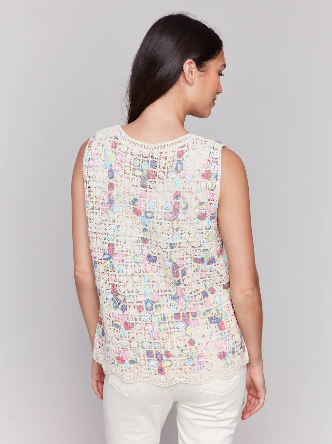 Sleeveless Crochet Top