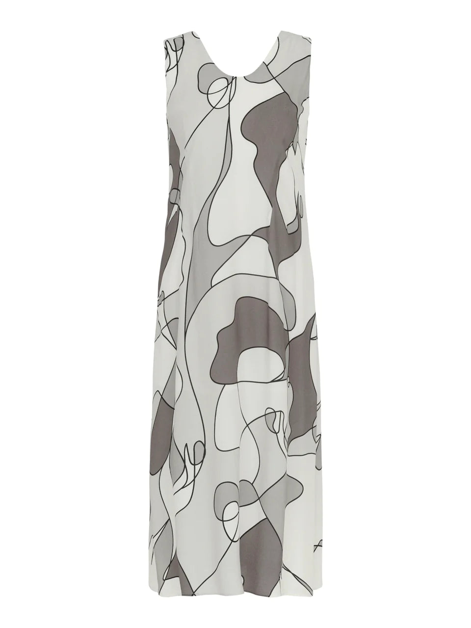 Gaufre Fabolus Print Sleeveless Dress