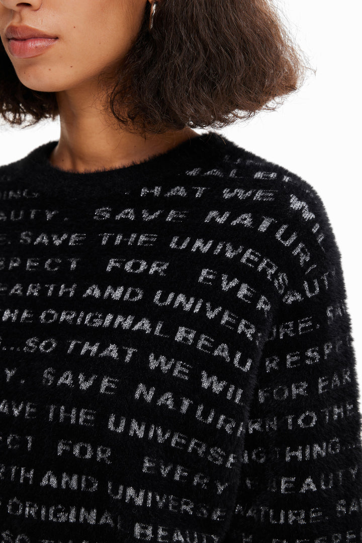 Save The Planet Eyelash Sweater