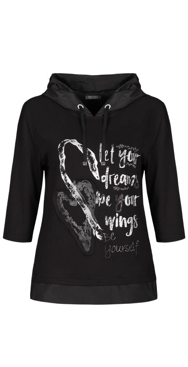 Pull Hoody Sparkle Top