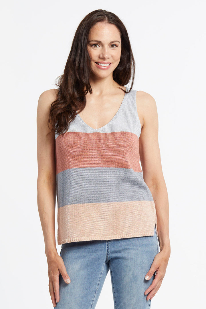 Stripted Cami Sweater