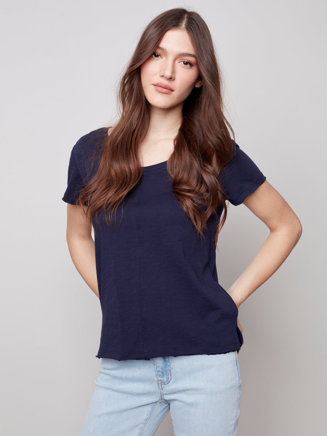 Short Sleeve Organic Cotton Top