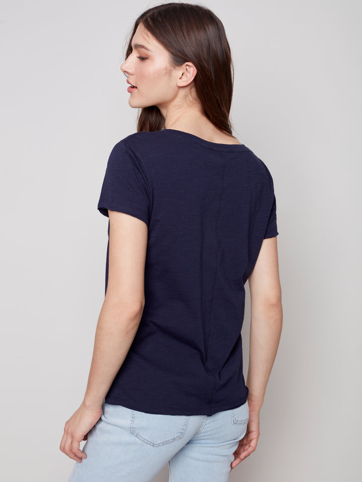 Short Sleeve Organic Cotton Top
