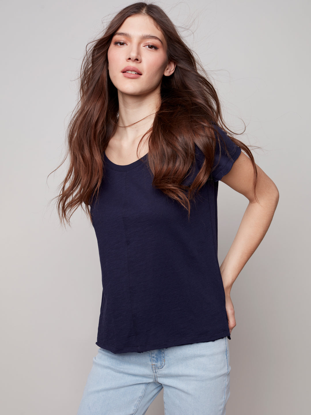Short Sleeve Organic Cotton Top