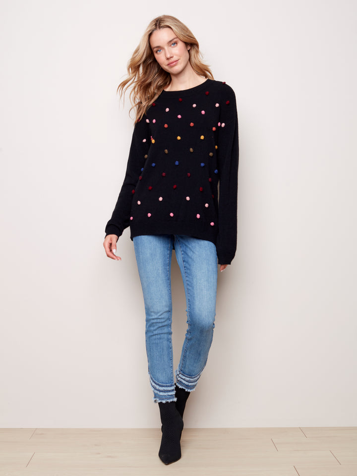 Multi-Dot Soft Sweater
