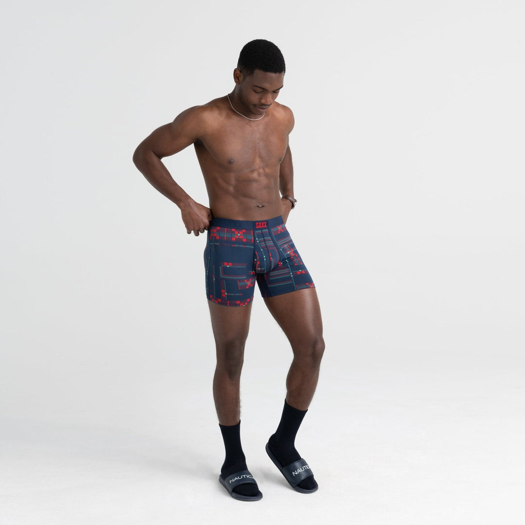Navy/Pulled Plaid Ultra 2 Pack